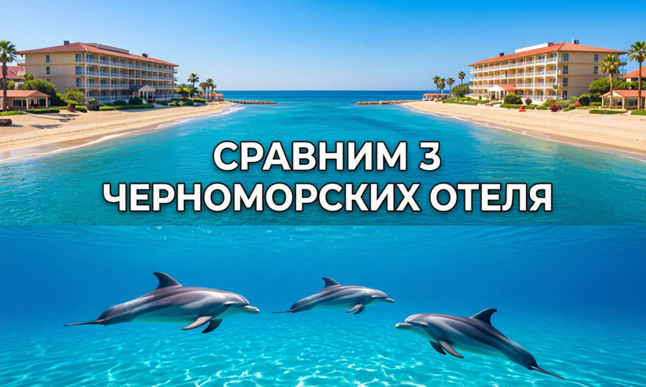 3 лучших отеля на Черноморском побережье