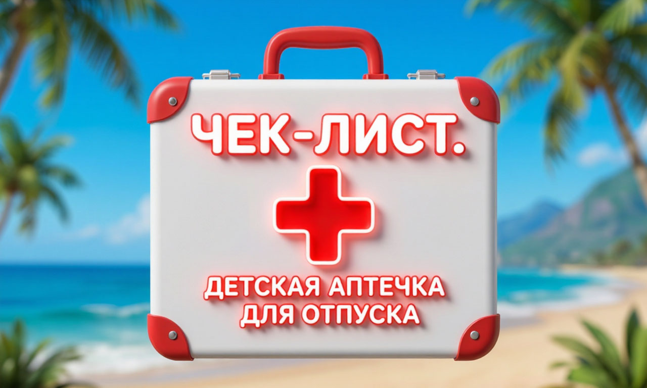 Чек-лист «Аптечка тревел-мамы» для поездки в отпуск